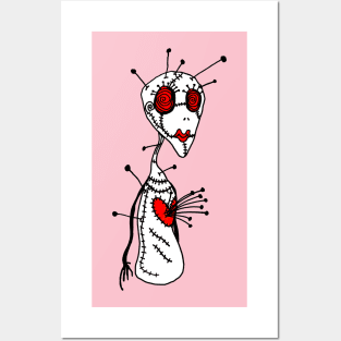 Voodoo Love Doll Posters and Art